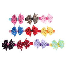 10pcs Dot Elastic Hair Bands Cute Bowknot Hair Elastic Girls Accessories Korean Hair Accesories Elastique Cheveux#121 SM6