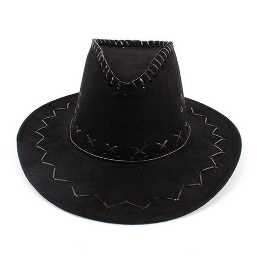 12 Colors Retro Western Cowboy Bucket Brim Hat Cap Men Women Unisex Sunscreen Knight Hats With Rope PY1 SM6