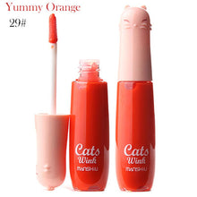12 Colors Women's Charm Make Up Lip Gloss Cartoon Cat Lid Liquid Lip Tint Cosmetics SM6