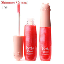 12 Colors Women's Charm Make Up Lip Gloss Cartoon Cat Lid Liquid Lip Tint Cosmetics SM6