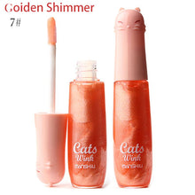 12 Colors Women's Charm Make Up Lip Gloss Cartoon Cat Lid Liquid Lip Tint Cosmetics SM6