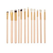 12 Pieces/set Pro Beauty Makeup Brushes Set Foundation Powder Eyeshadow Eyeliner Lip Blush Make Up Tools Pincel Maquiagem SM6