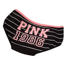 12 Style Sexy Underwear Women Panties Cotton Stripe Mid Rise Panties Cute Letter Pink Print Girl Casual Underwear PY3 SM6