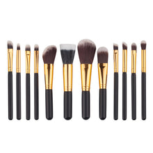 12pcss Black Wood Blending Makeup Brush Set Professional Cosmetic Brush Kit Make Up Brushes Tools Beauty pincel Maquiagem  SM6