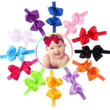 12Pcs Hair Bows Elastic Hair Bands Photography Flower Bowknot Hair Accesories Hair Decoration Elastique Cheveux#121 SM6