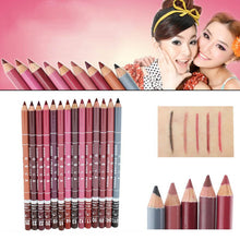 12pcsulti-color Party Queen Lip Liner Pencil Functional Eyebrow Eye Lip Makeup Waterproof Colorful Cosmetic Pen PY7 SM6
