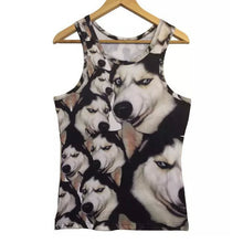 15 Styles New Men 3D Animals Pharaoh Print T-shirt Tee Blouse Tops Leasure Waistcoat Vest Size M L XLSM6