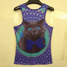 15 Styles New Men 3D Animals Pharaoh Print T-shirt Tee Blouse Tops Leasure Waistcoat Vest Size M L XLSM6