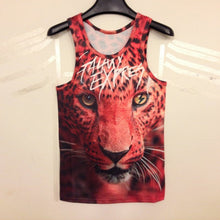 15 Styles New Men 3D Animals Pharaoh Print T-shirt Tee Blouse Tops Leasure Waistcoat Vest Size M L XLSM6