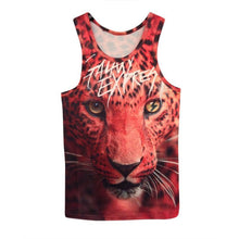 15 Styles New Men 3D Animals Pharaoh Print T-shirt Tee Blouse Tops Leasure Waistcoat Vest Size M L XLSM6