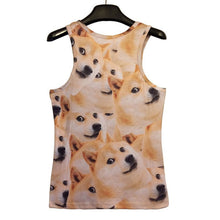 15 Styles New Men 3D Animals Pharaoh Print T-shirt Tee Blouse Tops Leasure Waistcoat Vest Size M L XLSM6