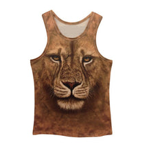 15 Styles New Men 3D Animals Pharaoh Print T-shirt Tee Blouse Tops Leasure Waistcoat Vest Size M L XLSM6