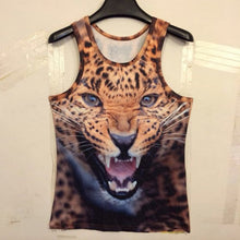 15 Styles New Men 3D Animals Pharaoh Print T-shirt Tee Blouse Tops Leasure Waistcoat Vest Size M L XLSM6