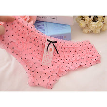 16 Colors Women Rainbow Bowknot Boyshorts Sexy Dot Underwear Women Lace Ruffles Sheer Panties Butt Lifter Briefs PY3 SM6