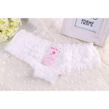 16 Colors Women Rainbow Bowknot Boyshorts Sexy Dot Underwear Women Lace Ruffles Sheer Panties Butt Lifter Briefs PY3 SM6