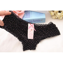 16 Colors Women Rainbow Bowknot Boyshorts Sexy Dot Underwear Women Lace Ruffles Sheer Panties Butt Lifter Briefs PY3 SM6