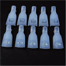 10pcss Remover Gel Polish Nail Art Soakers Remover Soak Off Cap Clip Tools UV Nail Degreaser Polish Wrap Tool Nails SM6