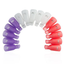 10pcss Remover Gel Polish Nail Art Soakers Remover Soak Off Cap Clip Tools UV Nail Degreaser Polish Wrap Tool Nails SM6
