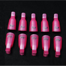 10pcss Remover Gel Polish Nail Art Soakers Remover Soak Off Cap Clip Tools UV Nail Degreaser Polish Wrap Tool Nails SM6