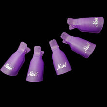 10pcss Remover Gel Polish Nail Art Soakers Remover Soak Off Cap Clip Tools UV Nail Degreaser Polish Wrap Tool Nails SM6