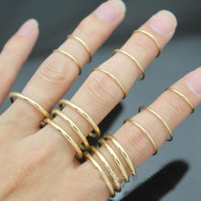 16pc Stylish Punk Stackable Plain B  Above Knuckle Midi Finger Ring  SM6