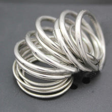 16pc Stylish Punk Stackable Plain B  Above Knuckle Midi Finger Ring  SM6