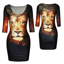 18 Colors Women Sexy Slim Dress Fit 3D Animal Print Space Galaxy Bodycon Mini Dresses  SM6