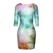 18 Colors Women Sexy Slim Dress Fit 3D Animal Print Space Galaxy Bodycon Mini Dresses  SM6