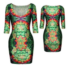 18 Colors Women Sexy Slim Dress Fit 3D Animal Print Space Galaxy Bodycon Mini Dresses  SM6