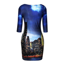 18 Colors Women Sexy Slim Dress Fit 3D Animal Print Space Galaxy Bodycon Mini Dresses  SM6