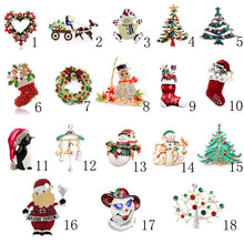 18 Styles Crystal Rhinestone Enamel Brooch Pin Wedding Party Christmas Gifts Brooches for Women Jewelry SM6