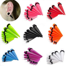 18Pcs Acrylic Ear Plug Taper Kit Gauges Ear Exp er Stretcher Stretching Piercing Women Mens Body Jewelry SM6