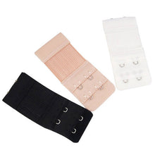 2 Rows 2 Hooks Bra Extenders Nylon Clasp Strap Women Bra Strap Extender 3 Colors SM6