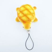 Charms Kawaii Bread Scented Key Chain Cute PU Tortoise Squishy Tortoise Squishy Bag Cell Phone Straps 7*6 5CM SM6