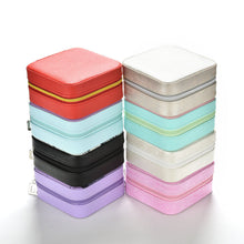 Creative Jewelry Box Mini PU Leather Casket for Jewelry Travel Case Best Birthday Gift Ring Earrings Necklace Storage SM6