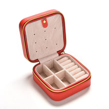 Creative Jewelry Box Mini PU Leather Casket for Jewelry Travel Case Best Birthday Gift Ring Earrings Necklace Storage SM6