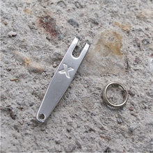 EDC Bag Suspension Clip with Key Ring Carabiner Stainless Steel Outdoor Quicklink Tool SM6