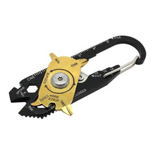 Mini 20 in 1 Roulette Combination Tool Gadget Portable Pocket Multifunction EDC Tool Bottle Opener Key Ring Screwdriver SM6