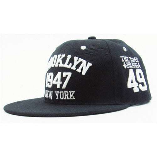 York Hip Hop Hats 1947 Brooklyn Style Baseball Cap Sport Hat Polo Cap Gorras Planas Snapback Caps Snapbacks Casquette SM6