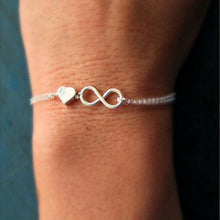 jewelry bracelet femme charm Infinity h  bracelet gift Lucky 8   Heart Bracelet Pendant bangles bracelet SM6