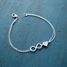jewelry bracelet femme charm Infinity h  bracelet gift Lucky 8   Heart Bracelet Pendant bangles bracelet SM6