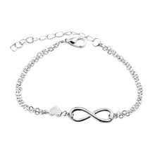 jewelry bracelet femme charm Infinity h  bracelet gift Lucky 8   Heart Bracelet Pendant bangles bracelet SM6