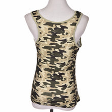 S-XXL Women Camouflage Tank Tops Lady Army Camo Sleeveless Vest Top Off Shoulder Camouflage T-Shirt Blouse with Pocket SM6
