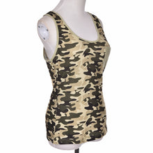 S-XXL Women Camouflage Tank Tops Lady Army Camo Sleeveless Vest Top Off Shoulder Camouflage T-Shirt Blouse with Pocket SM6