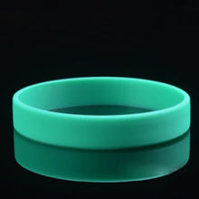 Trendy Silicone Rubber Flexible Wristb  Wrist B  Cuff Bracelet Bangle For Women Men SM6
