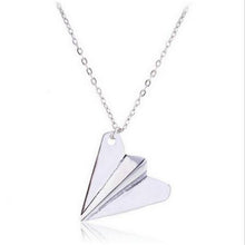S Men Women One Direction B  Harry Styles Gold Paper Airplane Pendant Necklace Jewelry Chain Collares Choker Necklaces SM6