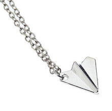 S Men Women One Direction B  Harry Styles Gold Paper Airplane Pendant Necklace Jewelry Chain Collares Choker Necklaces SM6