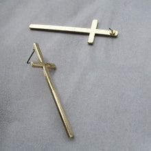 Cross Earrings Cross Stud Earrings Cross Ear Stud Women   Men Jewelry Silver Gold Black Colors SM6