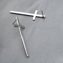 Cross Earrings Cross Stud Earrings Cross Ear Stud Women   Men Jewelry Silver Gold Black Colors SM6