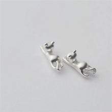925 Sterling Silver Jewelry 925 Sterling Cat Silver Earrings For Women Statement Earrings SM6